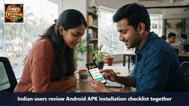 Indian users review Android APK installation checklist together