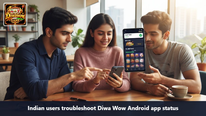 Indian users troubleshoot Diwa Wow Android app status